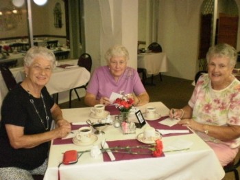 On Sunday May 9th, the Sebring Elks #1529 had a beautiful Mother's Day Breakfast at the Lodge.  Everyone enjoyed the food and the service, and all the women received a carnation.  Pictured here are three Mothers who live in Buttonwood Bay - Millie Bradley, Olene Hayes, and Barbara Doane.
